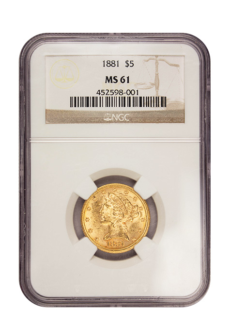$5 Gold Liberty Coin